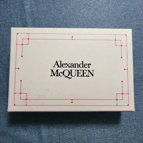Alexander McQueen Green Leather Wallet - Picture 3 of 7